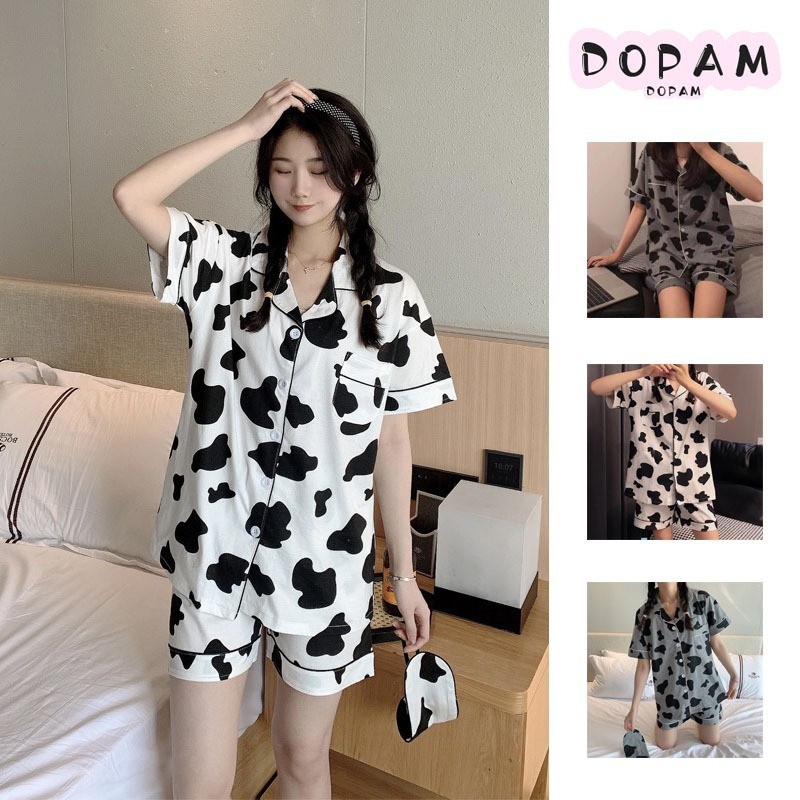 Phong Cách Hàn Quốc Bộ Đồ Ngủ Tươi Cho Nữ Mùa Hè Quần Short Tay Ngắn Cardigan Size Lớn Nhật Bản Mặc Ở Nhà Bộ Đồ Hai Mảnh Bộ Đồ Ngủ Ins | BigBuy360 - bigbuy360.vn