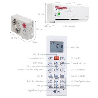 Remote máy lạnh lg mới - điều khiển điều hòa lg mới - --- mai phương ---