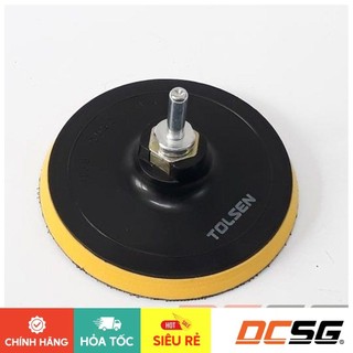 Miếng chà đệm cao su có đai ốc 125mm tolsen 77261