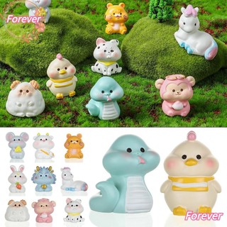 Tượng hình con hổ mini dễ thương để bàn trang trí nhà cửa dịp năm mới