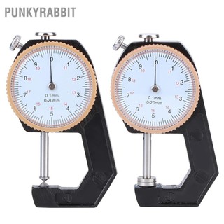 PunkyRabbit Máy đo độ dày Mặt tròn Công cụ chính xác Đầu nhọn phẳng Phạm vi 0‑20 mm
