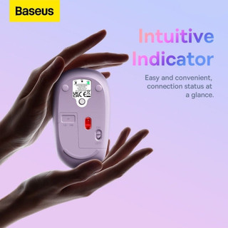 Chuột không dây Bluetooth & 2.4GHz Baseus F01B tri-mode wireless mouse- hàng chính hãng