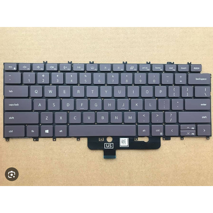 Bàn phím laptop Dell XPS 9315 CÓ ĐÈN, TIẾNG ANH (US LAYOUT, BẢO HÀNH 6 THÁNG 1 ĐỔI 1)