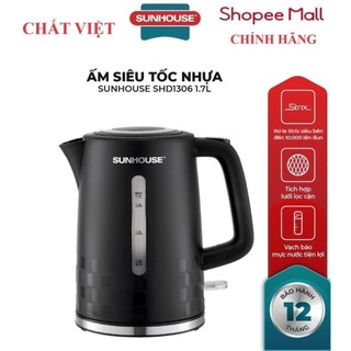 Ấm siêu tốc nhựa 1.7l sunhouse shd1306