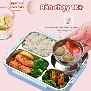 Hộp Đựng Cơm Grand Haven Giữ Nhiệt Hiệu Qủa Thiết Kế Nhiều Ngăn Tiện Lợi Nắp Đậy Kín Không Truyền Mùi Nắp Kê Điện Thoại