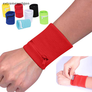 [Extremewellgen] Túi đựng cổ tay có dây kéo Chạy bộ xe đạp du lịch Túi thể thao an toàn để chạy bộ Ví xe đạp tập thể dục an toàn. Bảo quản Hỗ trợ cổ tay 1 chiếc LLF