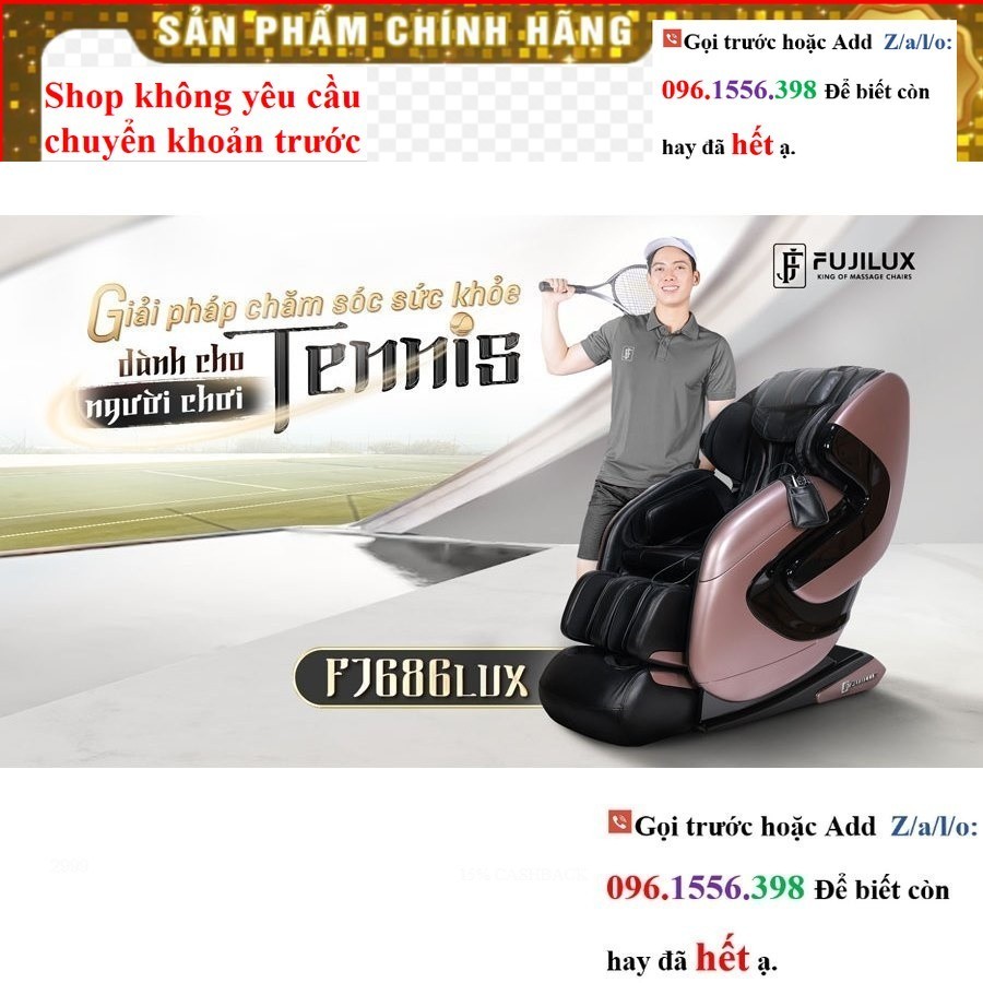SALE FUJILUX Ghế Massage FJ686 Lux | km giá tốt