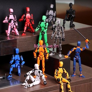  Robot di động đa năng Nhân vật hành động giả mạo 3d In hình Đồ chơi ma-nơ-canh Diy Giáo dục Trò chơi trẻ em Quà tặng
