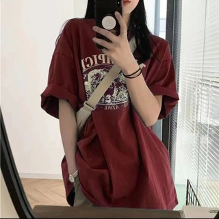 Áo thun ngắn tay cotton in hình thời trang xuân hè cho nữ
