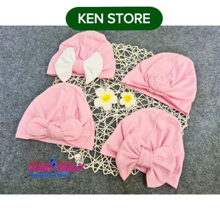 SALE SỐC (6-12kg) Nón mũ Turban kiểu Ấn cho bé - màu hồng KEN STORE
