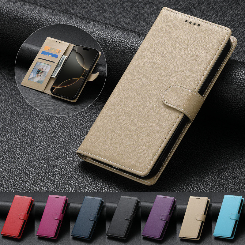 Ốp Lưng Cho Google Pixel 6A 7A 8A 9A 6 7 8 9 Pro XL 5G Flip Leather Case Card Tiền Mặt Khe Cắm Ảnh D
