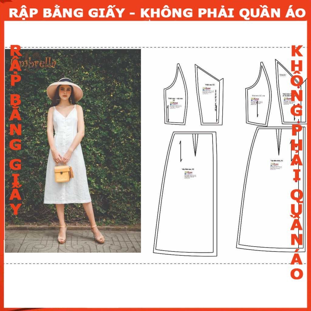Rập giấy A0 mã 930 - đầm dây