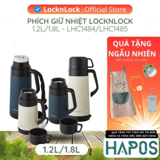 Phích nước giữ nhiệt LocknLock Chính hãng, Bình nước giữ nóng lạnh lâu dung tích lớn pha trà 1,2L - 1,8L- HAPOS OFFICIAL