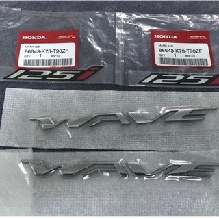 Bộ tem Wave chữ nổi kèm tem số 125i Nhãn Dán Decal