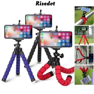 Risedut 1 Chân Máy Điện Thoại, Giá Đỡ Máy Ảnh Kẹp Xốp Bạch Tuộc Điện Thoại Thông Minh Monopod, Điện Thoại Stativ Mini Di Động Tripe Đứng