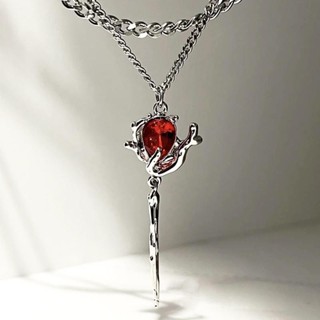 Stgirl Anime Trò Chơi Tình Yêu Và Không Gian Sâu Vòng Cổ Sylus Vintage Hình Học Nhẫn Tối Hoa Hồng Vòng Tay Nam Nữ Halloween Cosplay Phụ Kiện Thời Trang Trang Trang Sức