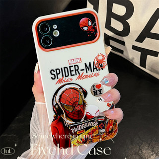 Dành Cho Samsung Galaxy A05 A05s A04s A04 A03s A13 A14 A34 A53 A54 A50 A50s A30s A52 A33 A32 A12 A11 A32 A30 A31 A51 A71 A73 Ốp Điện Thoại Người Nhện Hoạt Hình Chống Sốc Cửa Sổ Lớn