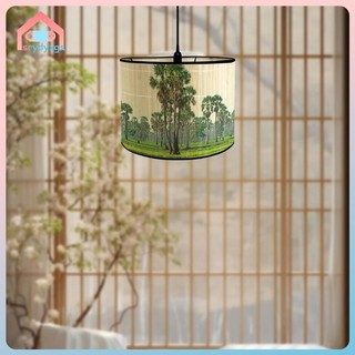 Chụp Đèn Để Bàn E27 Bằng Tre