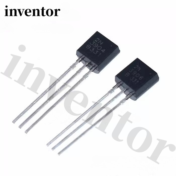 Bộ 50 Linh Kiện Điện Tử 2n3904 / 2n3906 TO-92 NPN / 3904 PNP / 3906