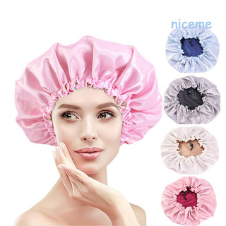 Niceme silk bonnet, satin bonnet mũ ngủ lụa bonnet cho ngủ bonnet mũ ngủ mũ ngủ lụa satin tóc bonnet cho bé gái nữ, bảo vệ tóc