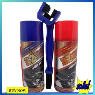 Combo rửa sên bz xanh & dưỡng sên bz đỏ + tặng bàn chải 3d
