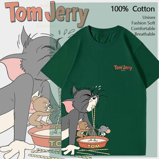 Fashmily 100% Cotton Áo Thun Nữ Quá Khổ Xuân Hè Rời Thường Ngày 2024 Thời Trang Mới Cổ Tròn Tay Ngắn Quần Áo Học Sinh