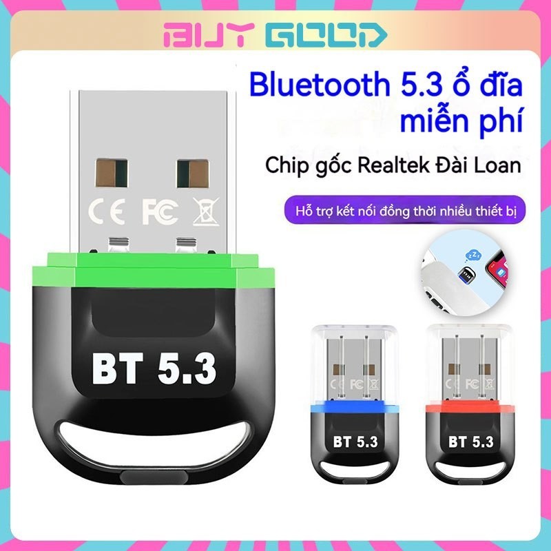 USB Bluetooth 5.3 , thu phát bluetooth tốc độ cao cho PC và Laptop