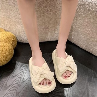 Phong Cách Mới Shit Dép Dễ Thương Nơ Nhà Dép Đế Dày Dép