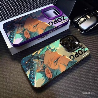 Ốp điện thoại iPhone One Piece Zoro siêu đẹp trai TPU Thích hợp cho iPhone 12promax 15 14 12 13 11 pro 7 / 8plus xr xs xsmax 13 14 11 15 promax Vỏ bảo vệ Apple Chống trầy xước Chống sốc