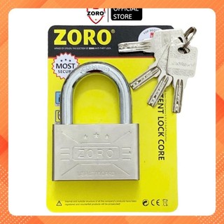 Ổ khóa ZORO size đại 7 phân chìa muỗng càng ngắn - Ổ khóa cửa lớn, ổ khóa Công nghệ Mỹ, khóa bấm không cần sử dụng chìa
