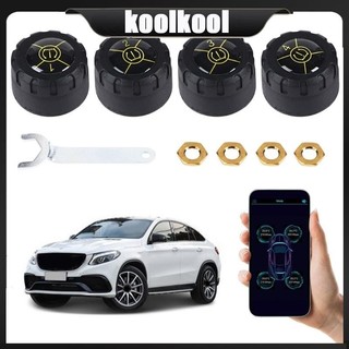 Kool Hệ thống giám sát áp suất lốp tương thích Bluetooth Cảm biến bên ngoài TPMS Xe máy TPMS Cảm biến bên ngoài