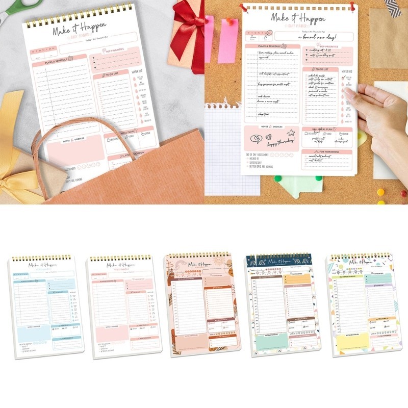 ONE Daily To-dolist Planner Coil-binding Planner Daily Weekly Planner Danh sách việc cần làm
