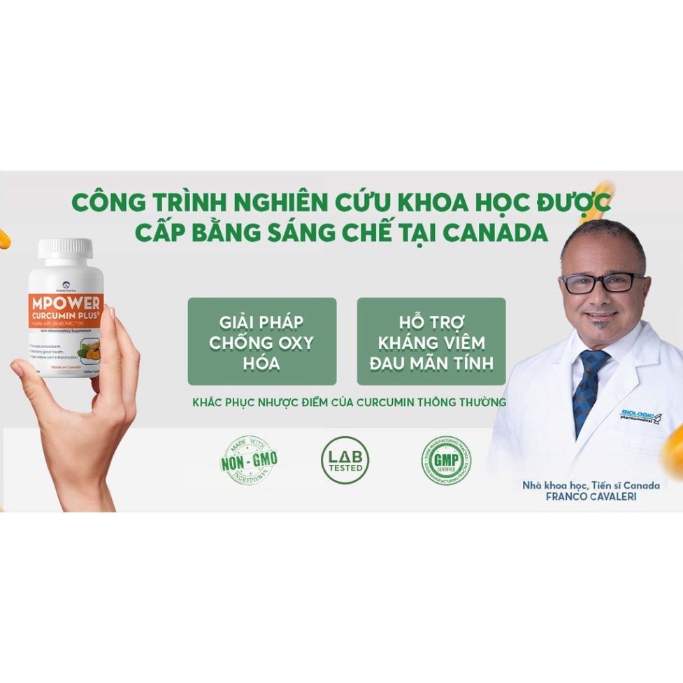 Viên Uống tinh bột nghệ MPower nhập khẩu Canada [Giá tốt]