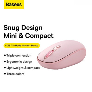 Chuột không dây Bluetooth & 2.4GHz Baseus F01B tri-mode wireless mouse- hàng chính hãng
