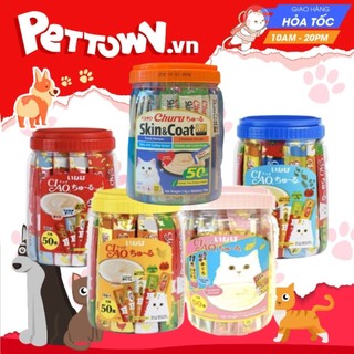 - Súp thưởng dinh dưỡng cho mèo mọi lứa tuổi Ciao hộp 50 thanh