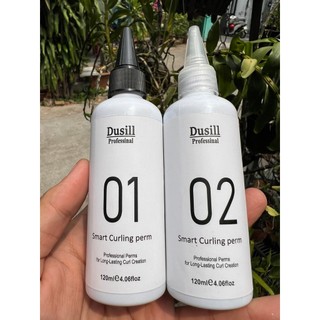 Thuốc uốn tóc tại nhà dusill, thuốc uốn lạnh collagen dusill | made in korea | 120ml x2