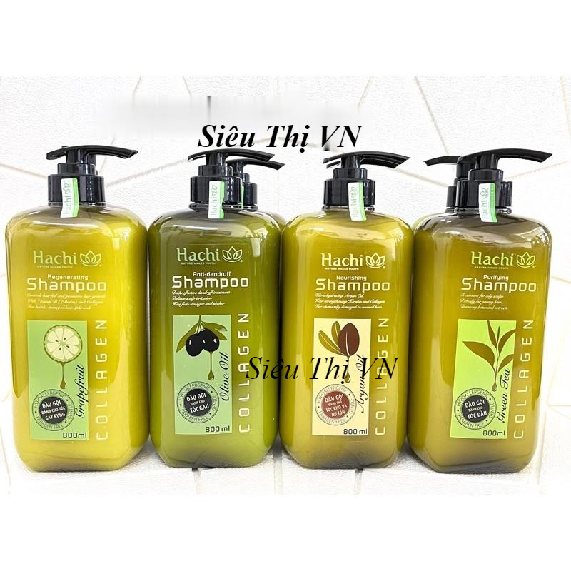 Dầu Gội/Xả Hachi 800Ml