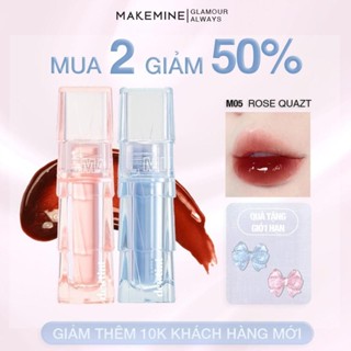 Son kem bóng MAKEMINE thạch nước thuỷ tinh Jelly Dew Tint Make Mine son tint bóng