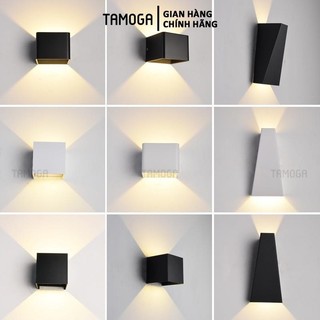 Đèn tường trang trí hắt 2 đầu ánh sáng vàng nhẹ TAMOGA MILI 0810