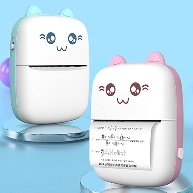  Máy in nhãn nhiệt cầm tay Mini Máy in bỏ túi Bluetooth không dây Android IOS Điện thoại Máy in ảnh Máy tạo nhãn 