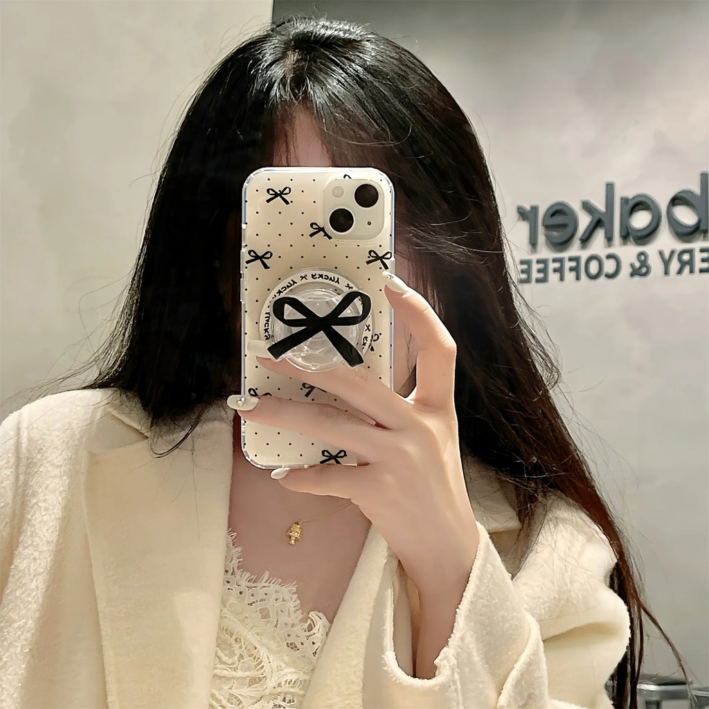 Ins Hàn Quốc Đơn Giản Sang Trọng Từ Tính Magsafe Popsocket Giá Đỡ Grip Tok Cho IPhone Cover