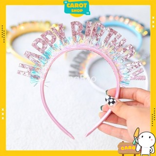 Bờm sinh nhật, băng đô cài tóc Happy Birthday đáng yêu cho bé gái và người lớn Phụ Kiện Sinh Nhật