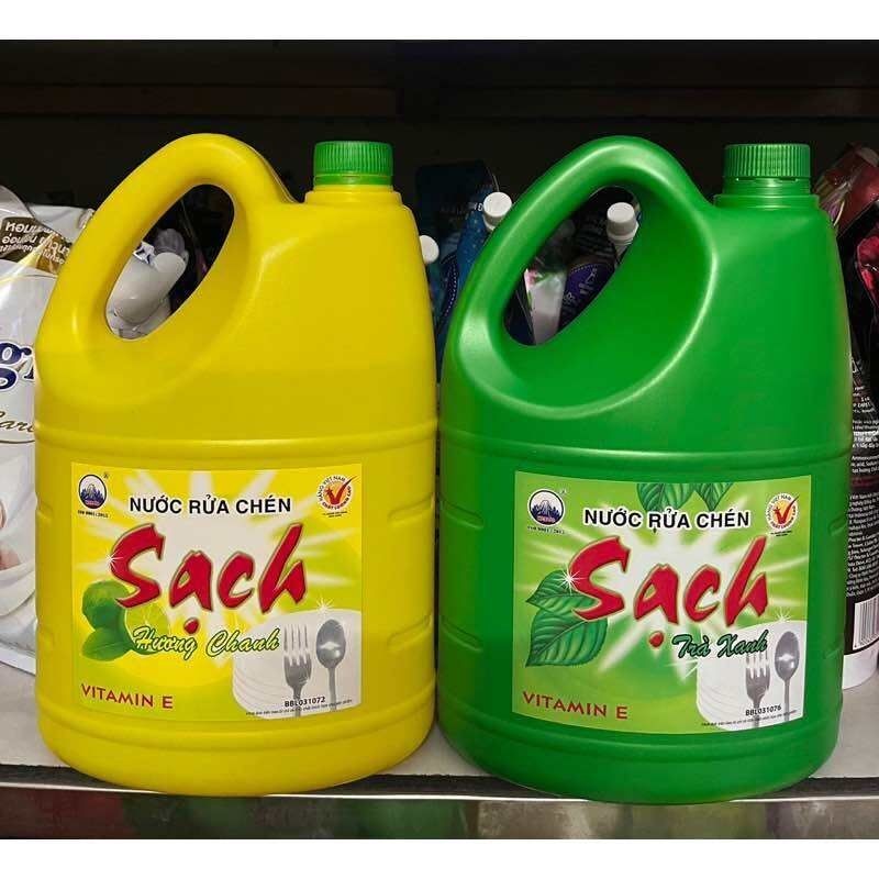 NƯỚC RỬA CHÉN SẠCH 3,8Kg