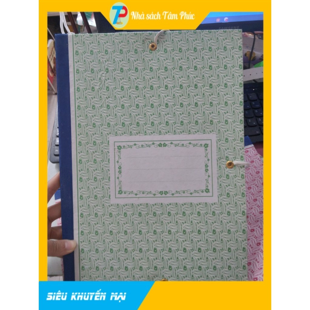 Xả kho Sỉ  Cặp 3 dây giấy 15cm, (cặp hồ sơ 3 dây giấy)