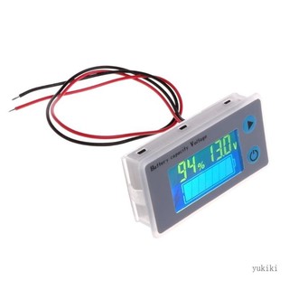 Kiki Bền 10-100V Dung lượng pin Vôn kế Máy kiểm tra chỉ báo axit chì trên ô tô