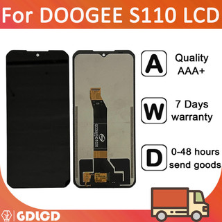 Dành cho doogee s110 màn hình lcd bộ số hóa cảm ứng thay thế
