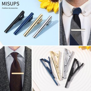 MISUPS Kẹp cà vạt Kim loại cao cấp Kẹp cà vạt đám cưới