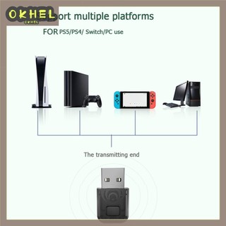 [Okhello.vn] Bộ thu phát âm thanh tương thích Bluetooth USB cho Switch PS5