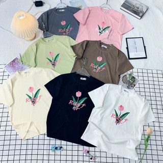 Áo Baby Tee Hoa Tulip Borip Quảng Châu L1 Co Dãn 4 Chiều - Thiên An Shop