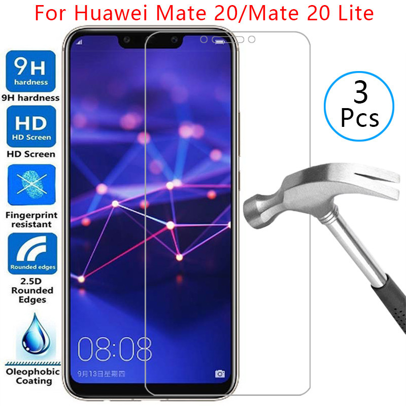 Ốp Lưng Cho Huawei Mate 20 Lite Kính Cường Lực Trên Mate20 Made 20Lite Điện Thoại Ánh Sáng Coque Hua